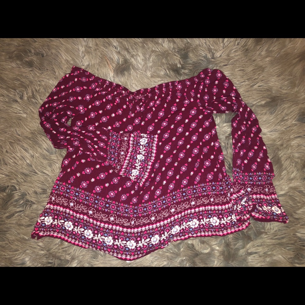 Off the shoulder top from aeropostal